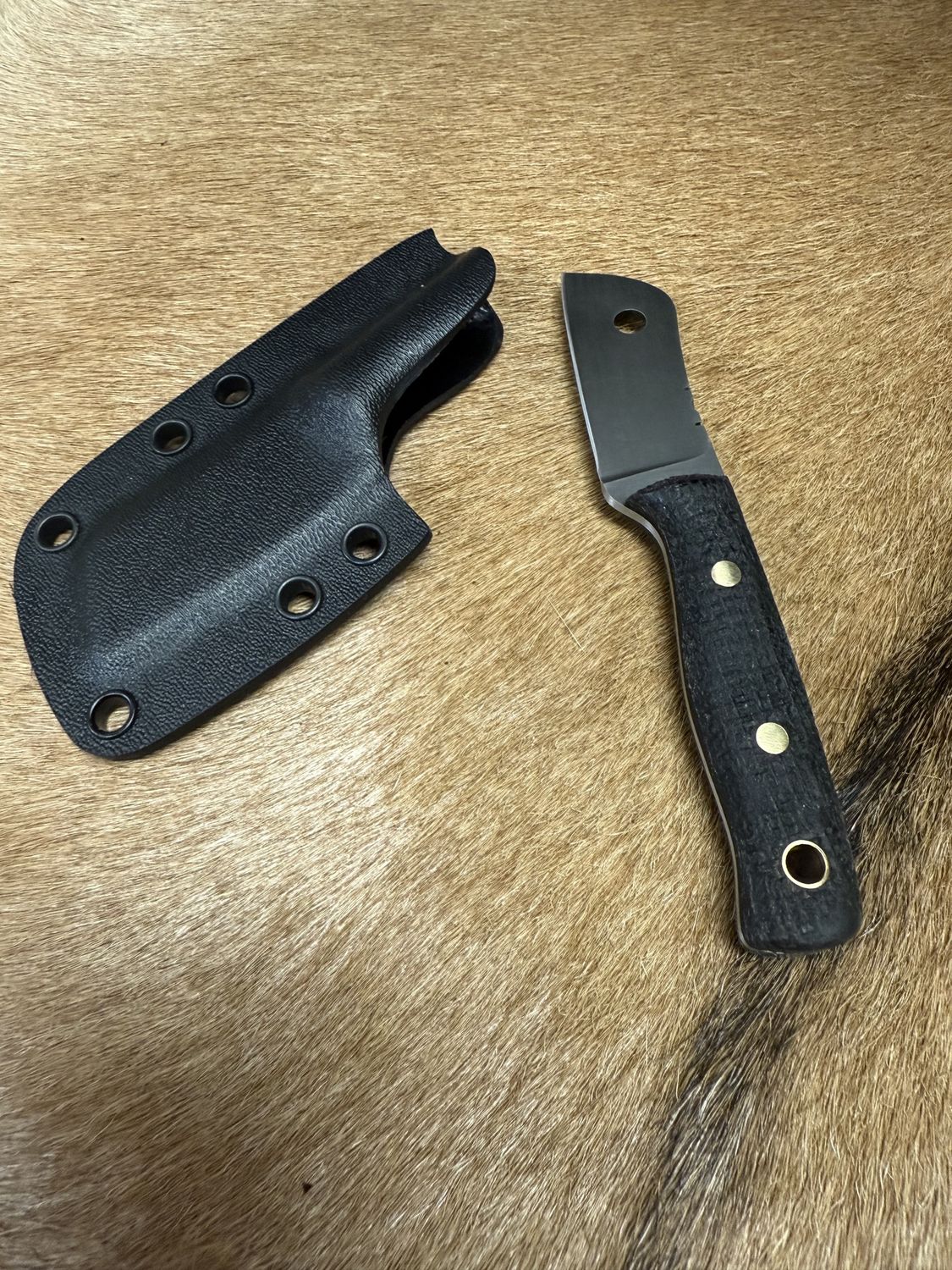 RK Mini Cleaver Midnight Burlap Classic File Taper-