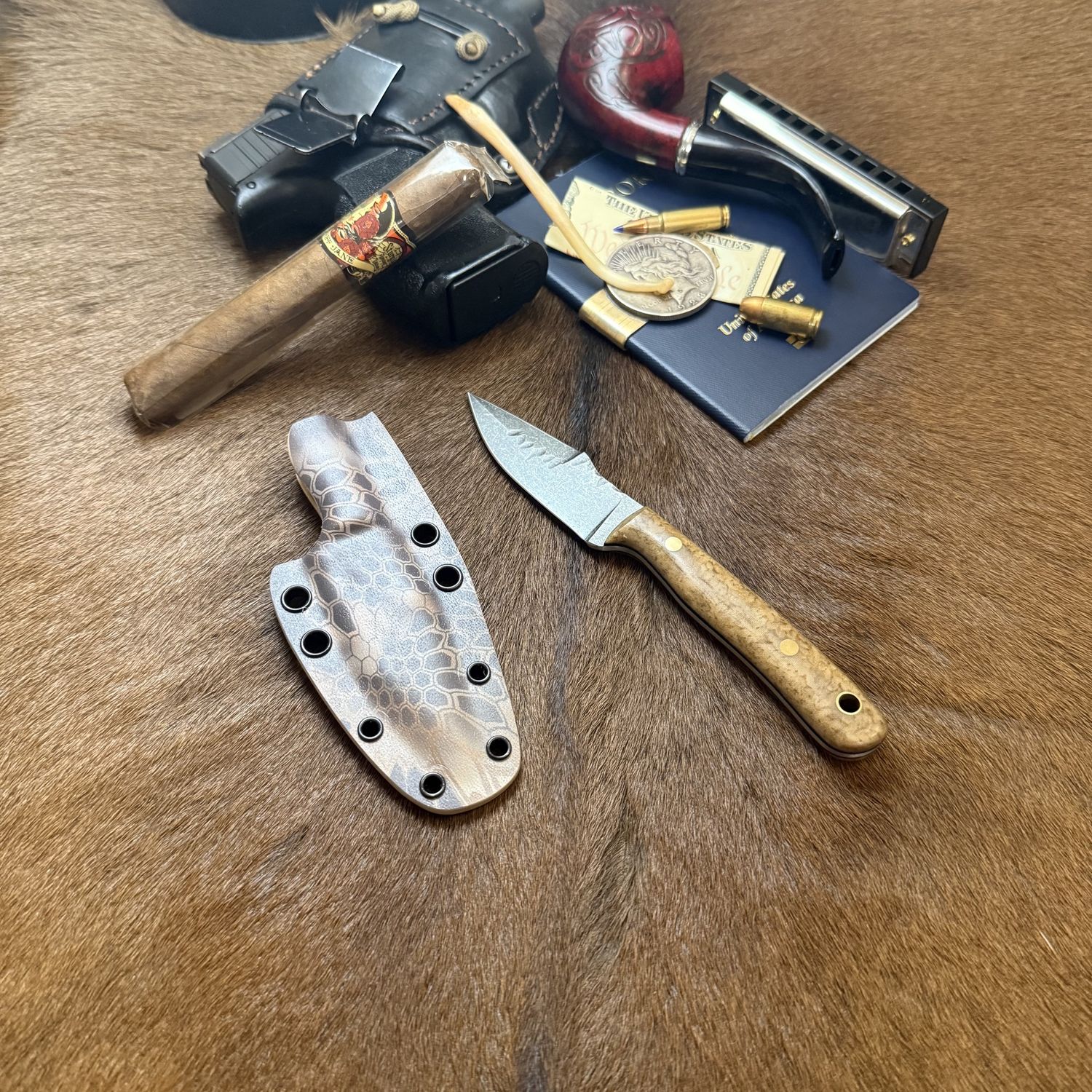 RK Pelisipi XL Slim Defender Brown Fern Stone Taper