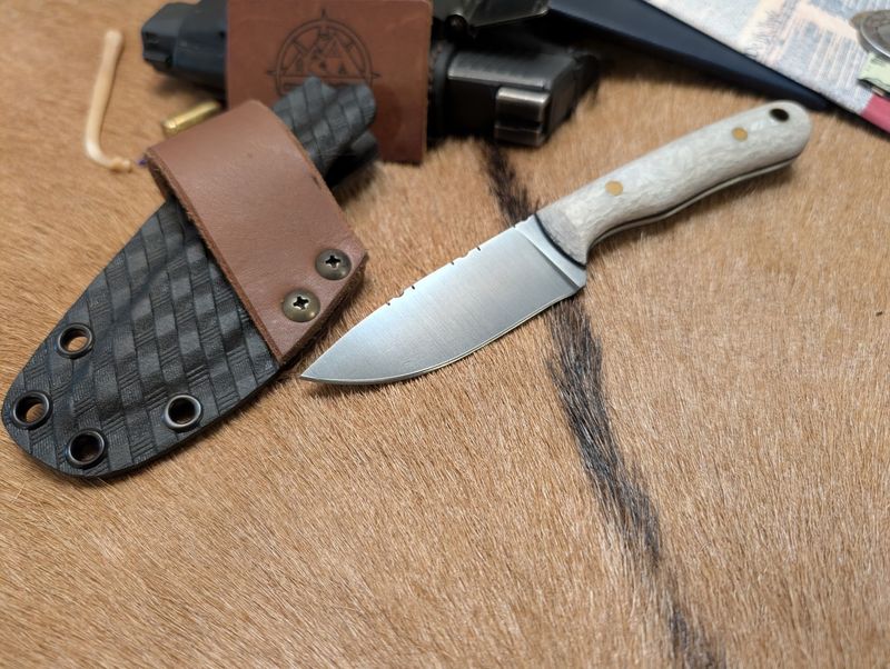 RK Pelisipi XL Winter White Canvas Acid Taper File