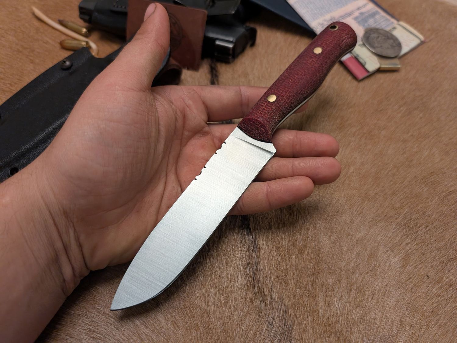 RK Cane Creek XL Crimson Burlap File Taper