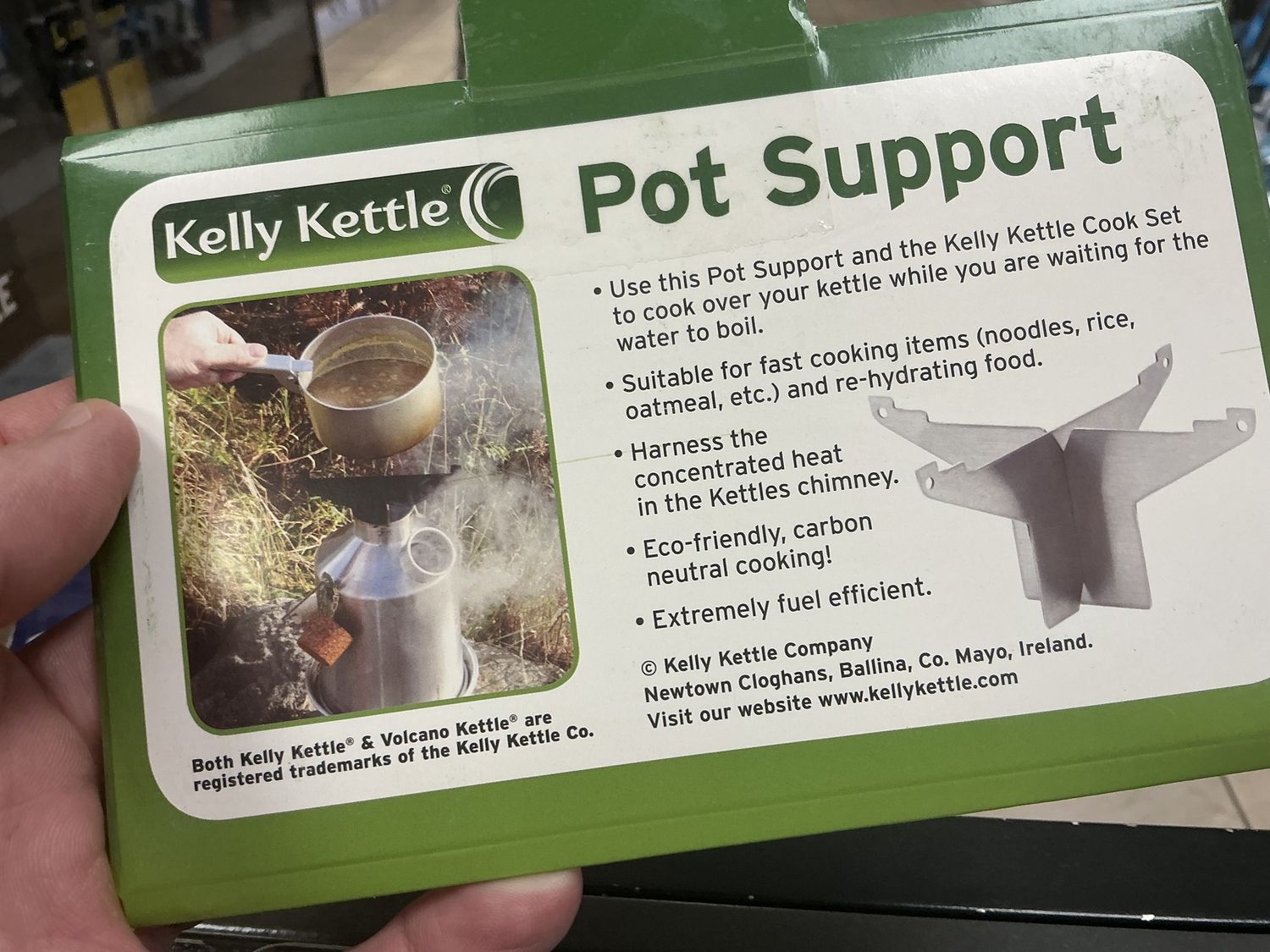 Kelly Kettle Pot Support - Works with all size Kettles (Old Style)