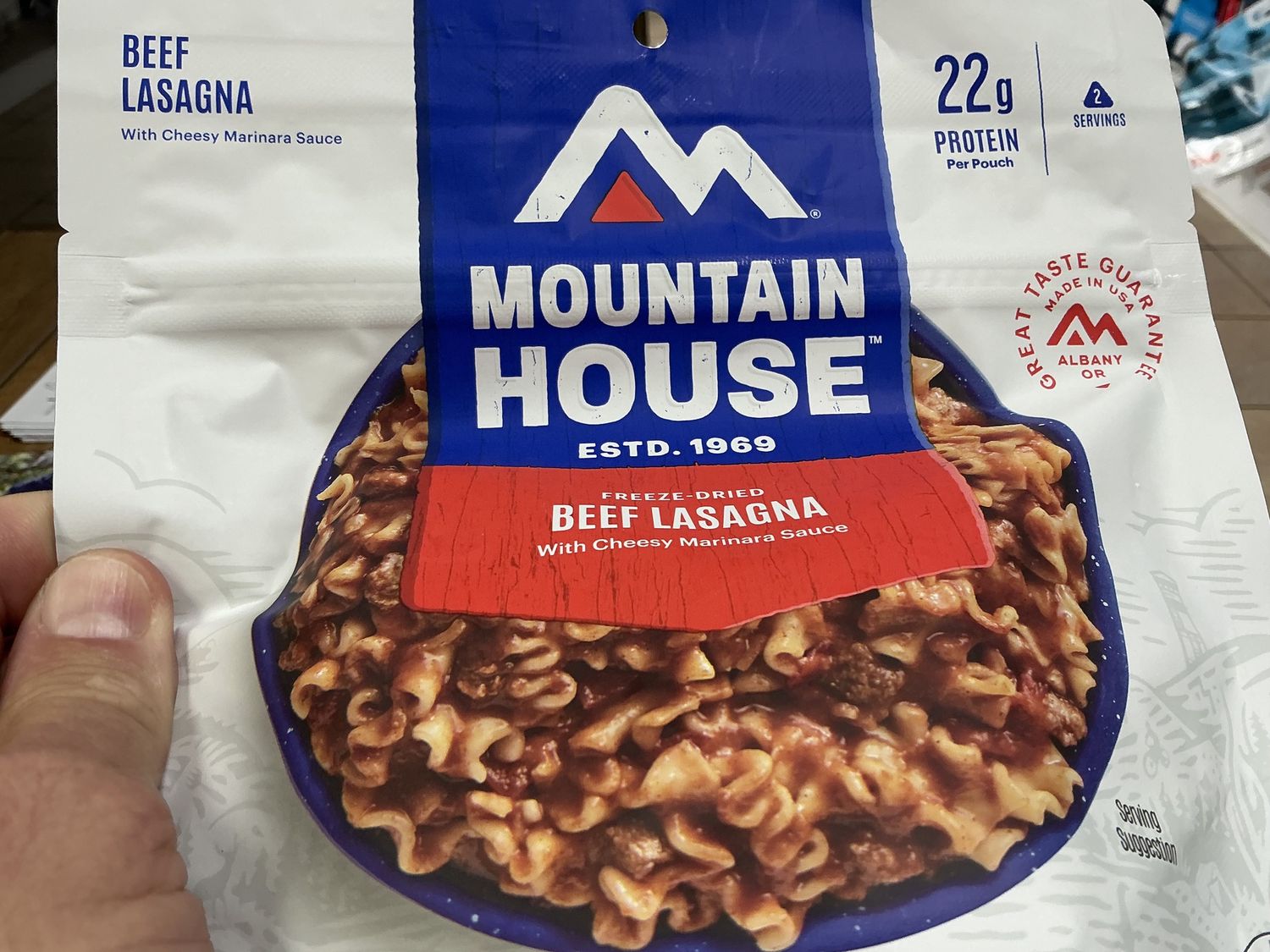 Mountain House  Beef LASAGNA WITH MEAT SAUCE CL