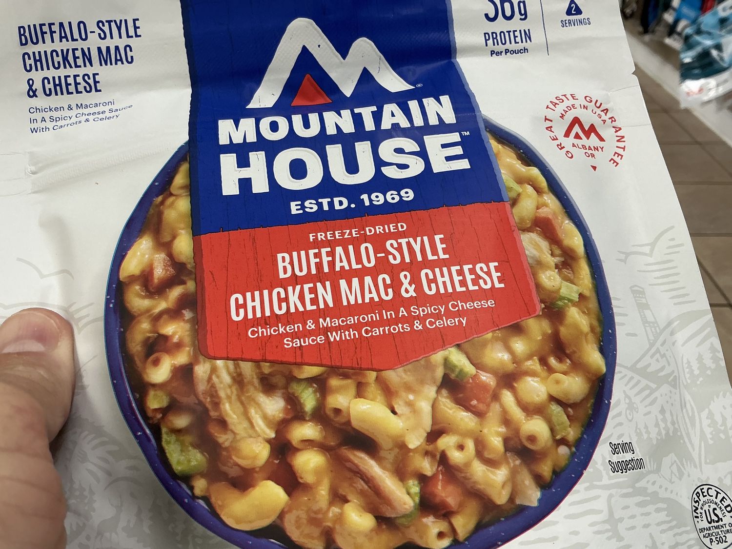 Mountain House Buffalo Chicken Mac Cheese CL