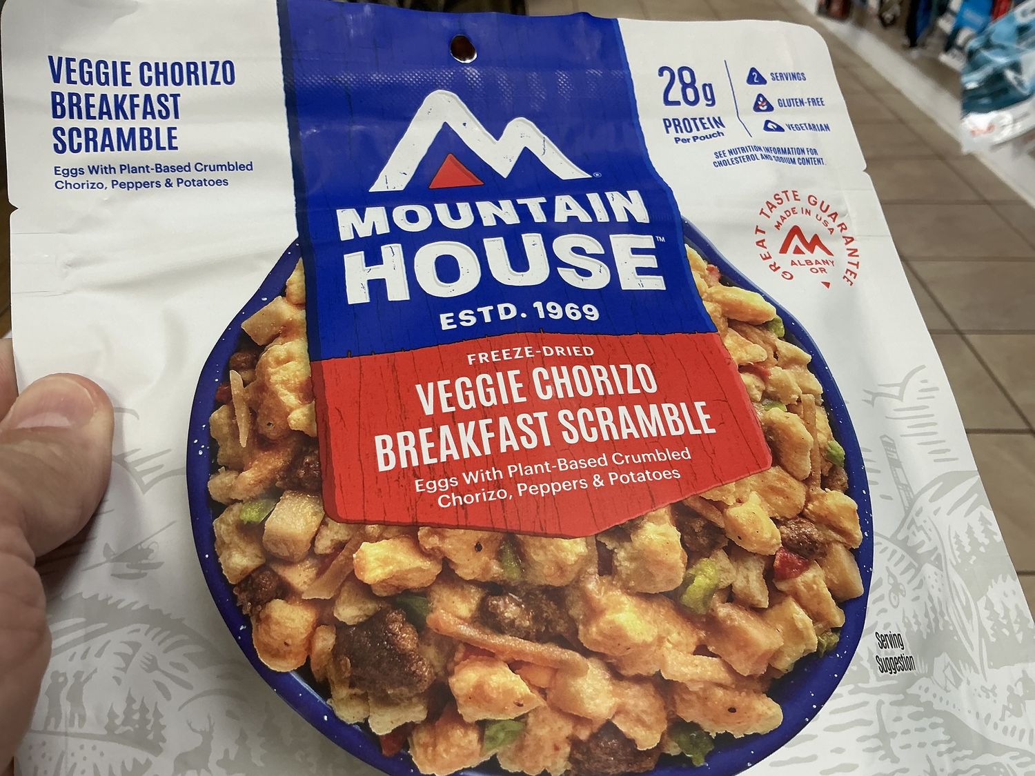 Mountain House Veggie Chorizo Breakfast Scramble