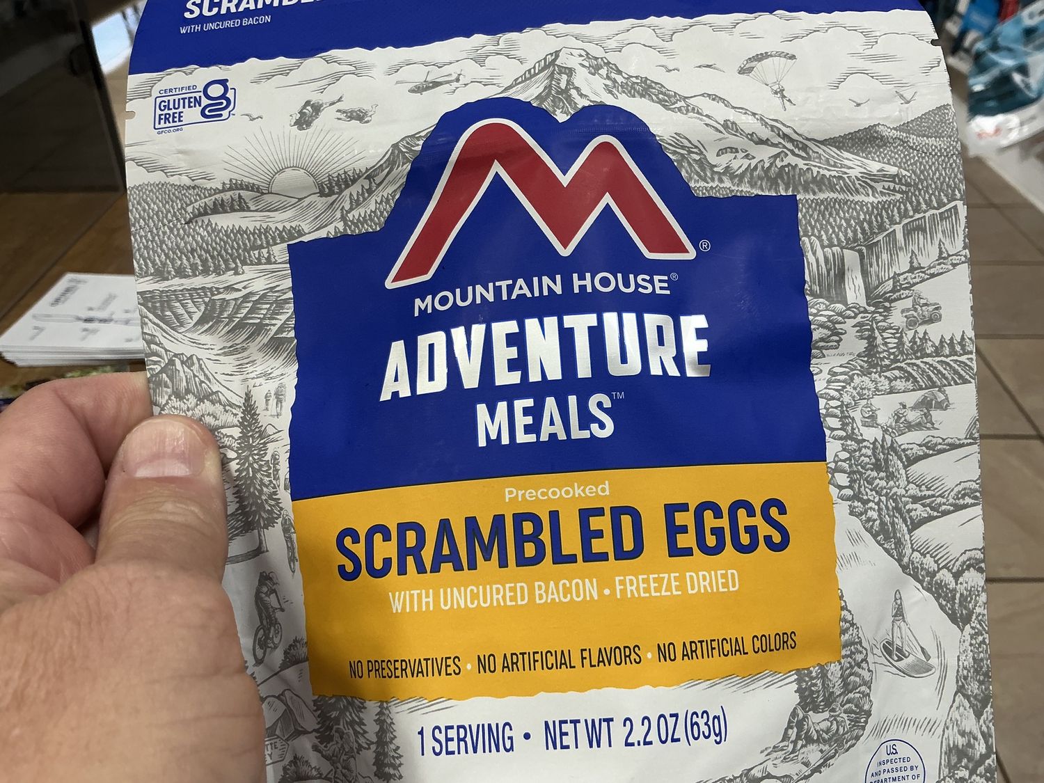 Mountain House Scrambled Eggs with Bacon