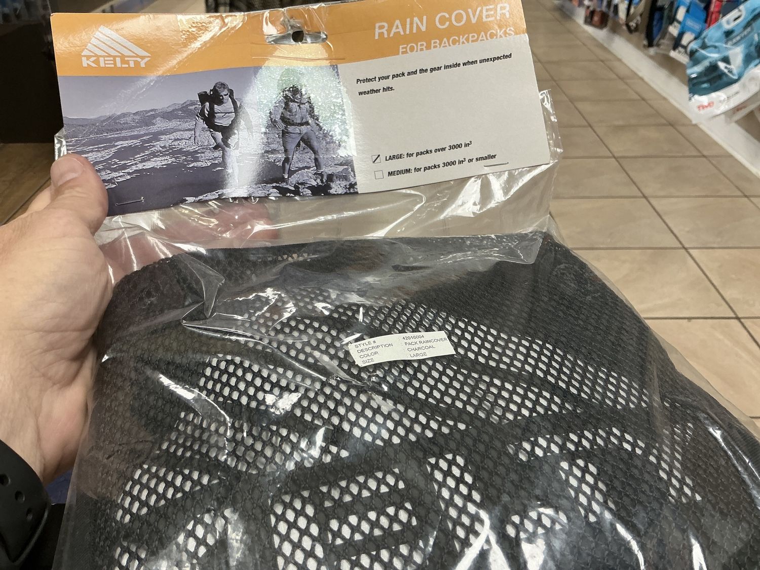 Kelty Rain Cover for Backpacks Large