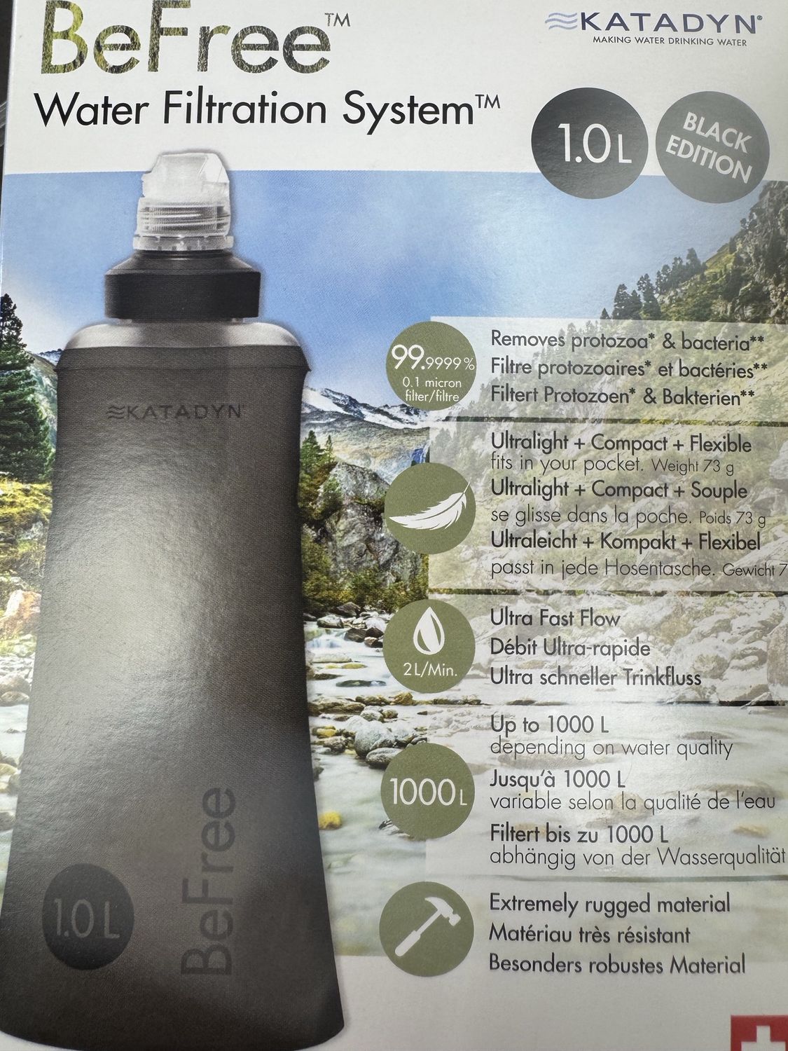 BEFREE MICROFILTER 1.0 L BLACK EDITION