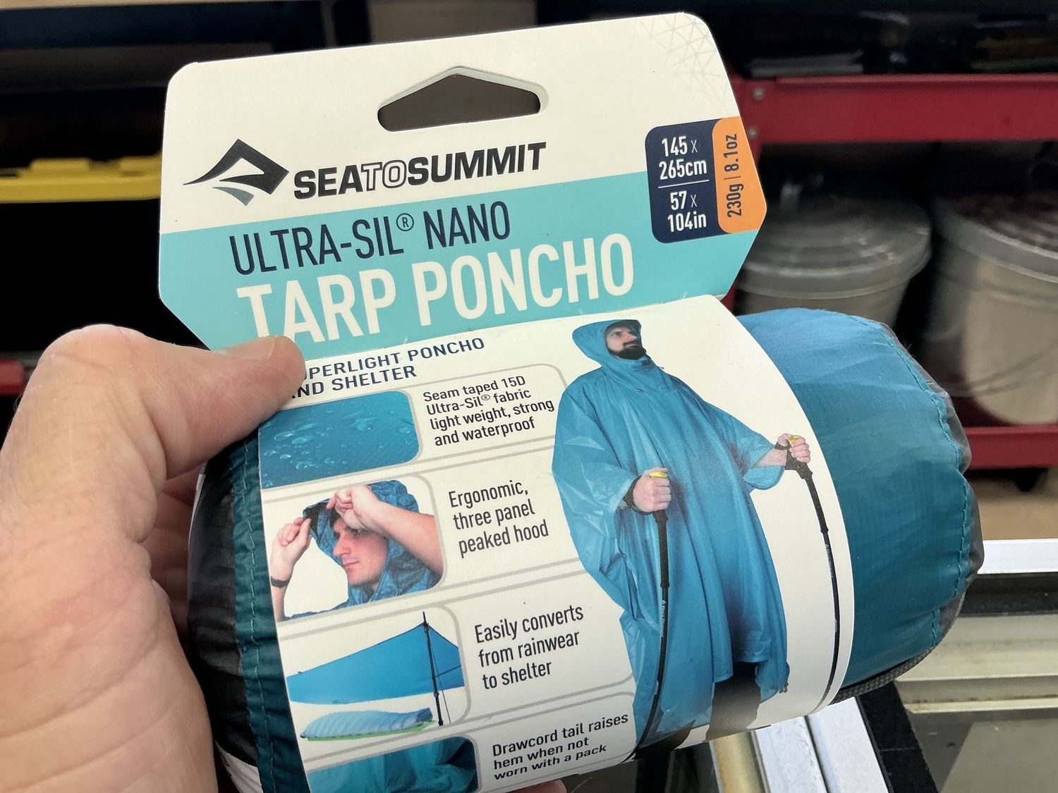 Sea to Summit ULTRA-SIL NANO TARP PONCHO