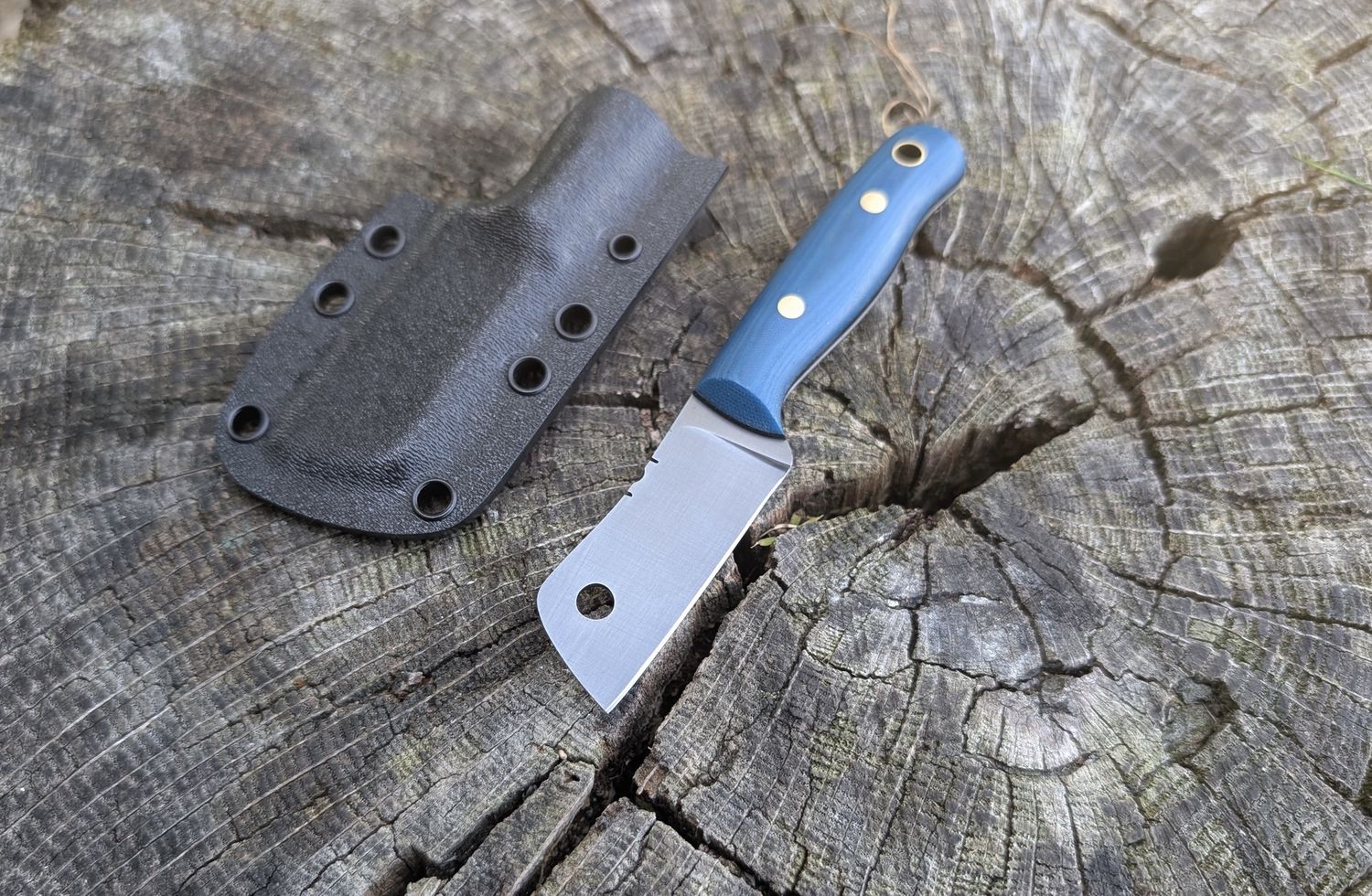 RK Mini Cleaver Teal Canvas File Classic Taper-