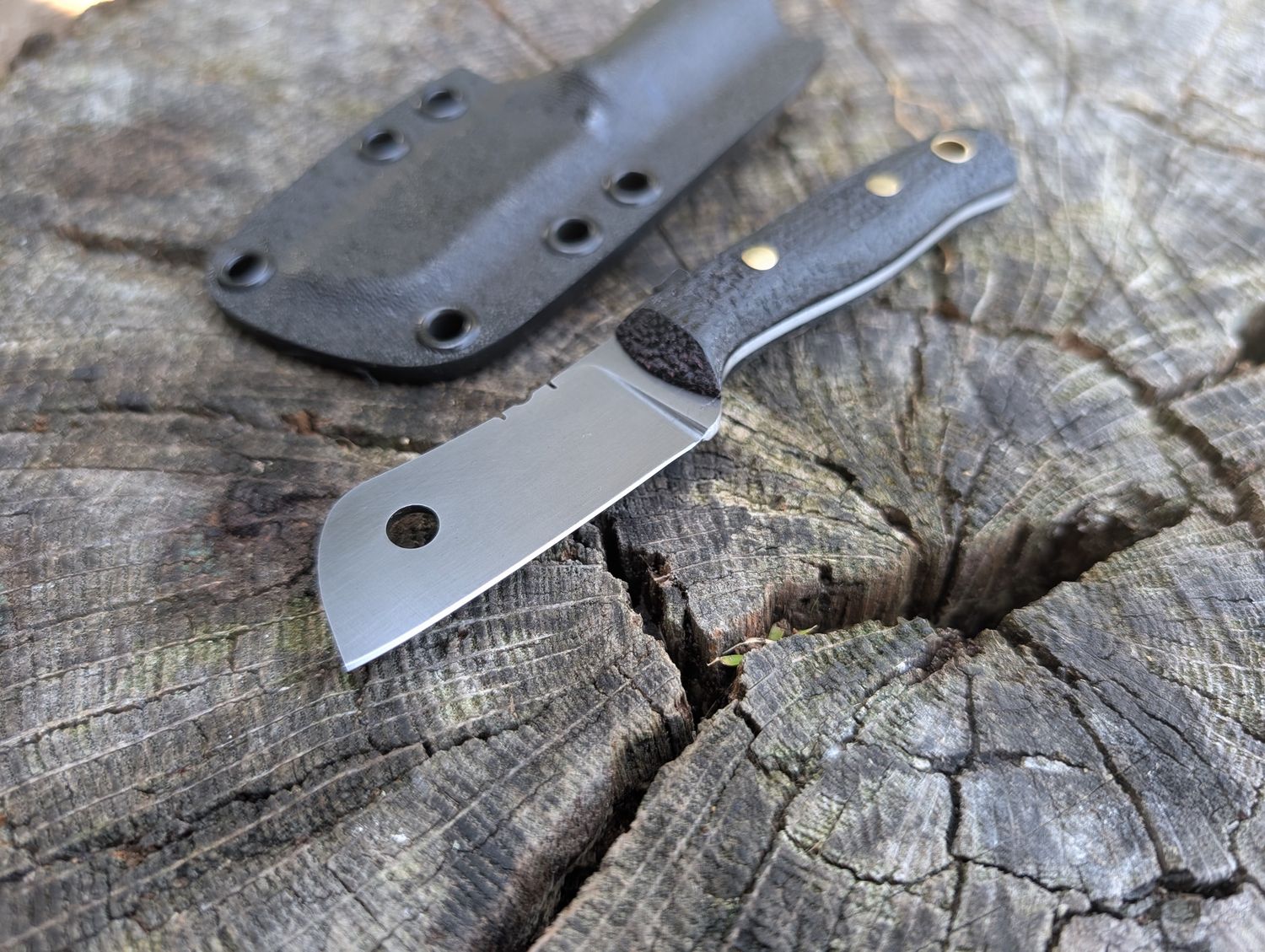 RK Mini Cleaver Black Burlap Classic File Tapered-