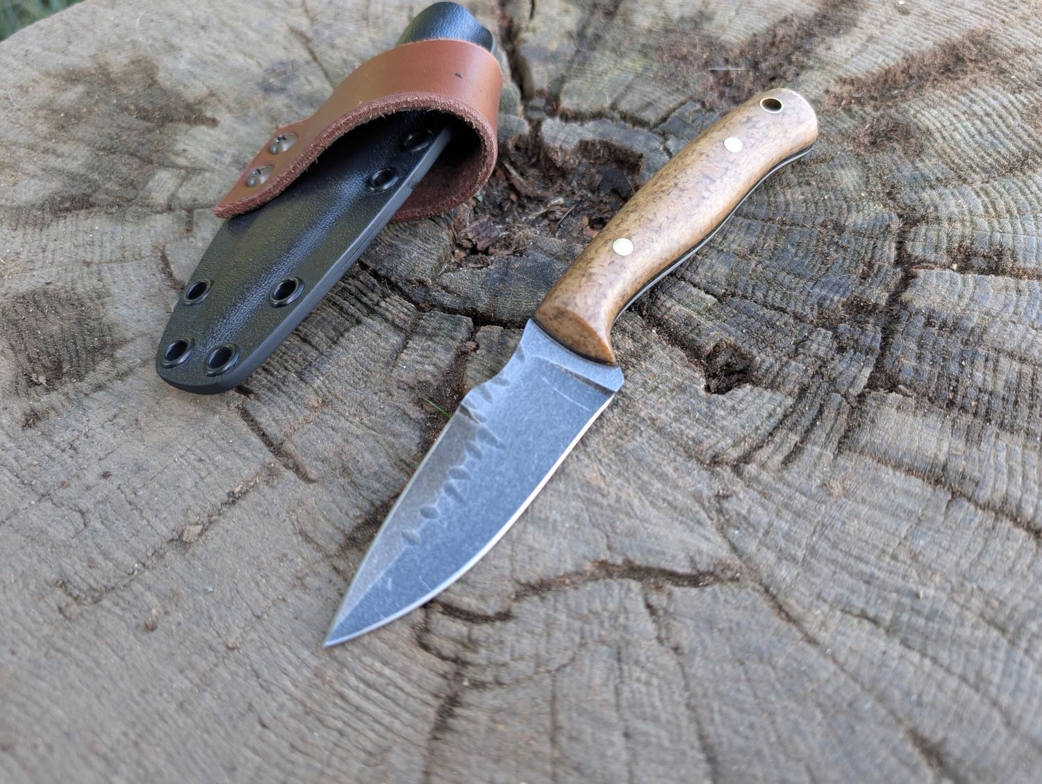RK Clinch Defender Brown Fern Stone Scallop Taper