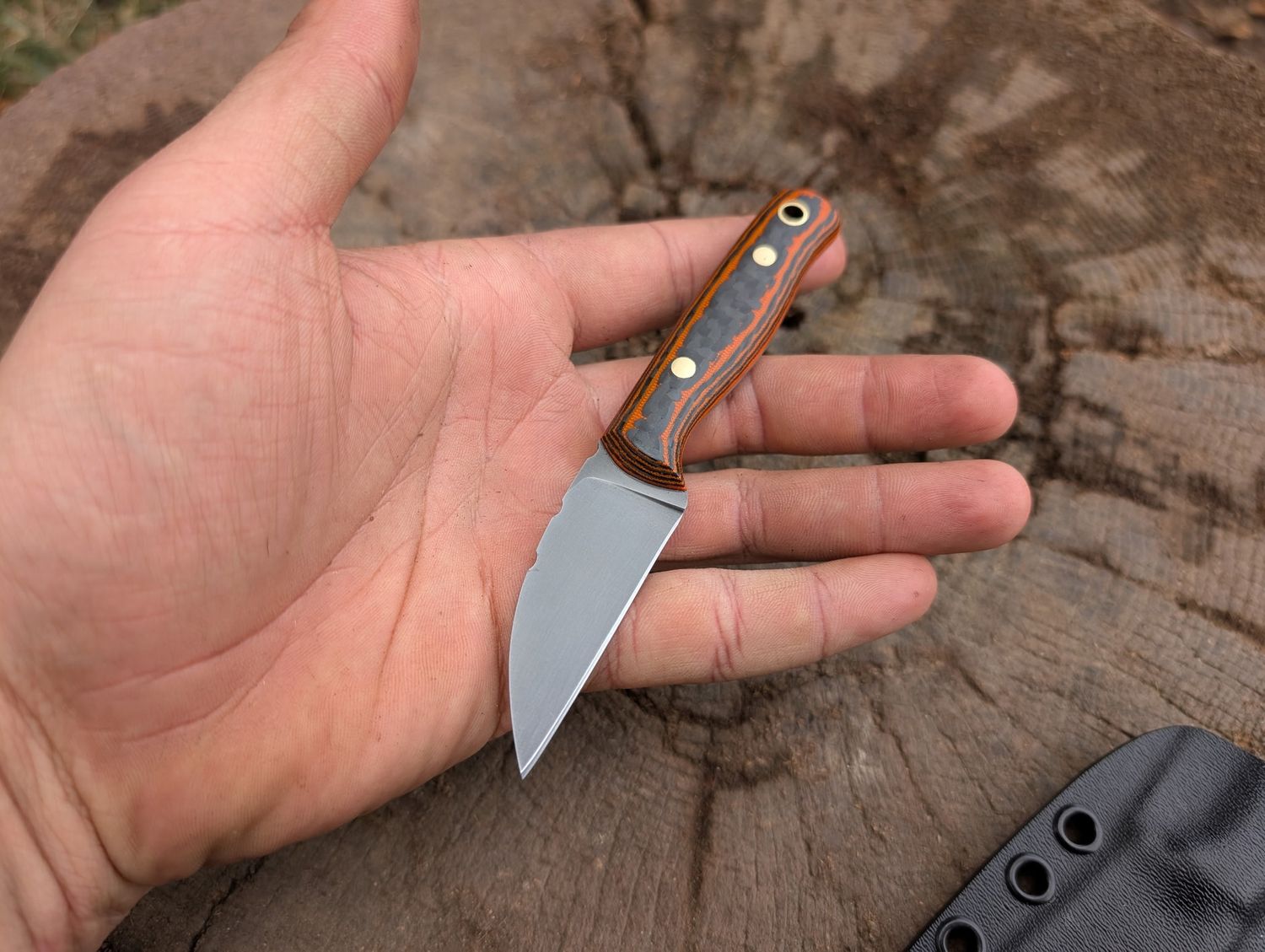 RK Clinton Clipper Warncliff Carbon and Orange Burlap Classic Jimp Taper