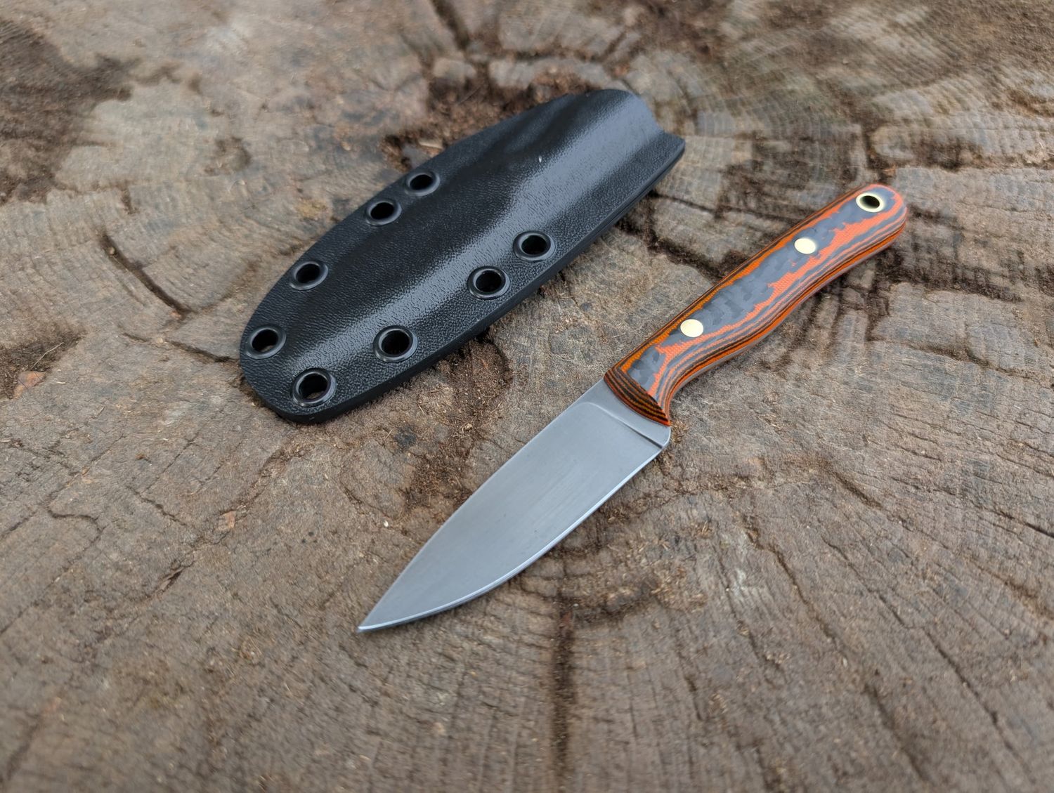 RK Pelisipi XL Slim Carbon and Orange Burlap Classic Taper