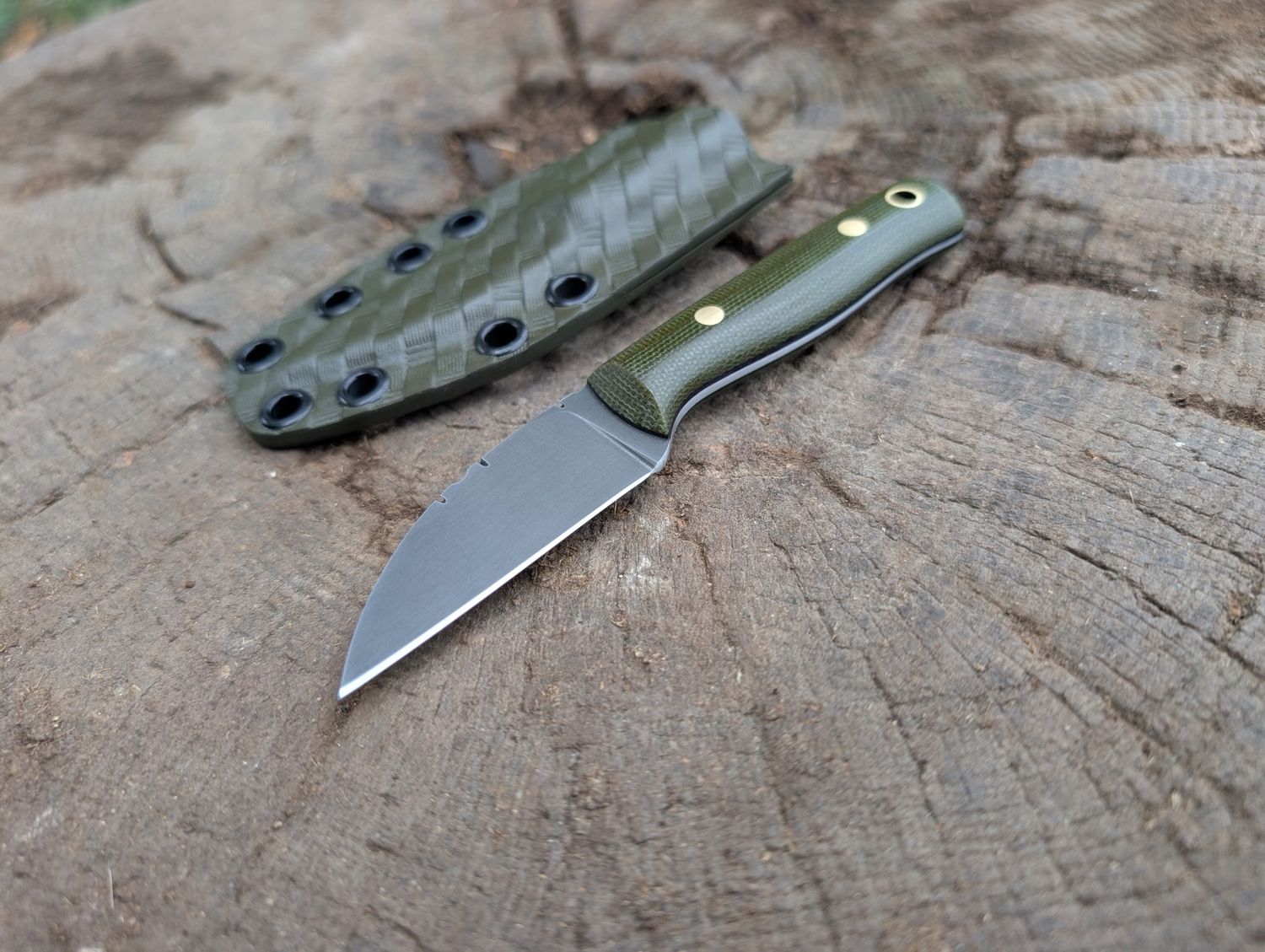 RK Clinton Clipper Warncliff OD Canvas Classic File Taper