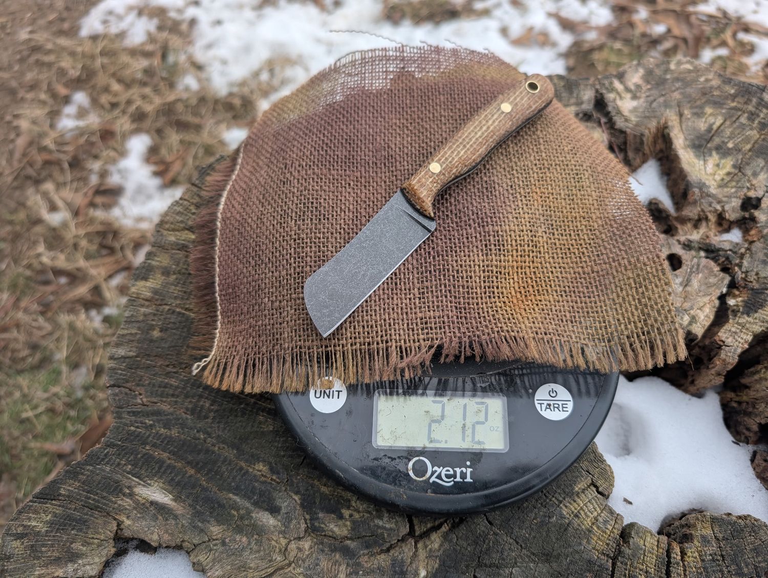 RK Pelisipi XL Sheepsfoot Deer Stone Taper