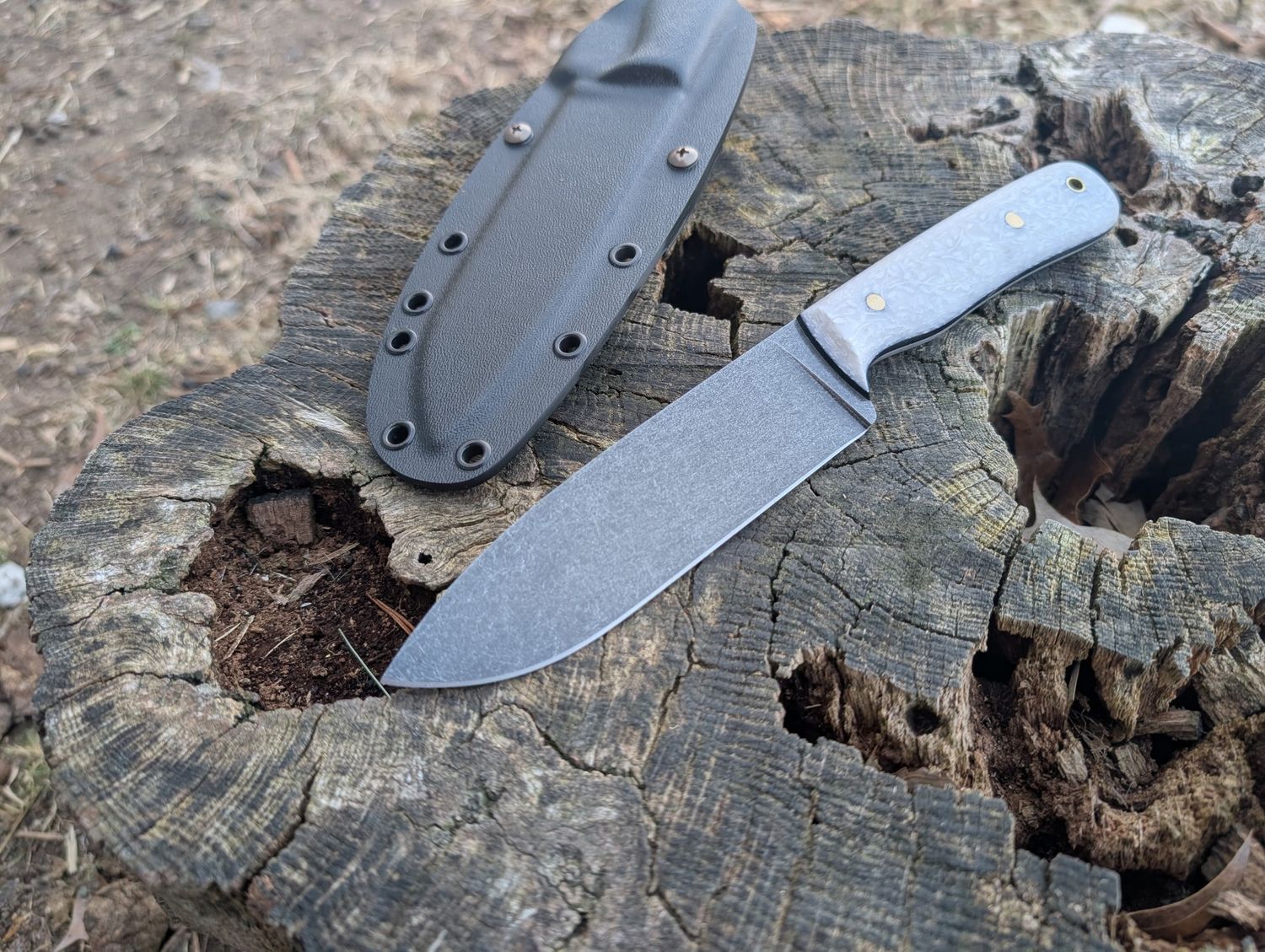 RK Winter White Canvas Stone Taper