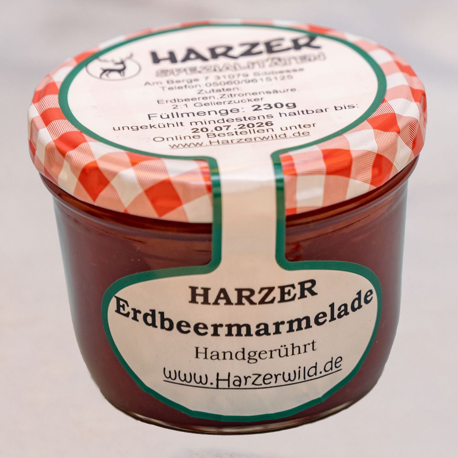 Harzer Erdbeermarmelade