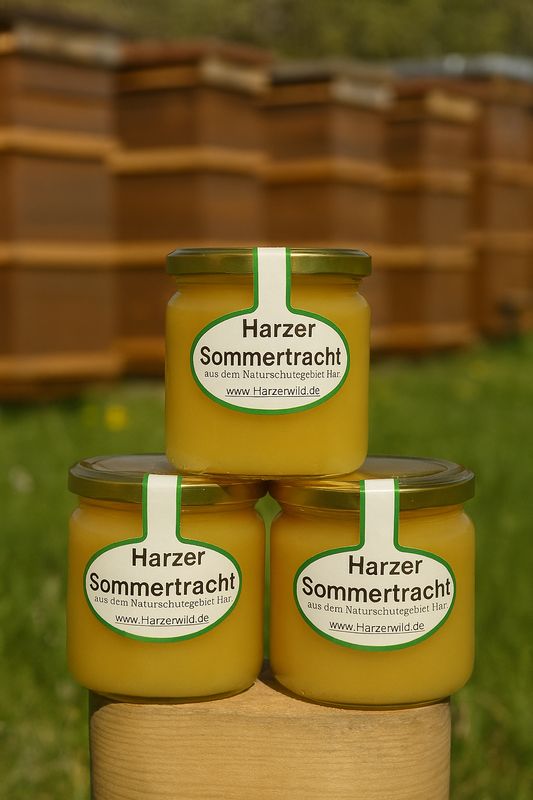 Sommertracht Honig aus dem Harz