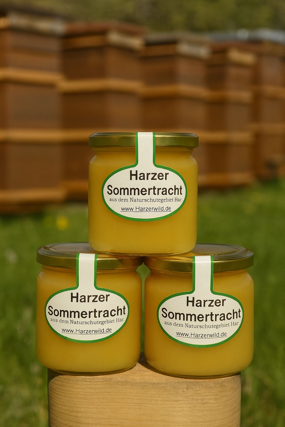 Sommertracht Honig aus dem Harz