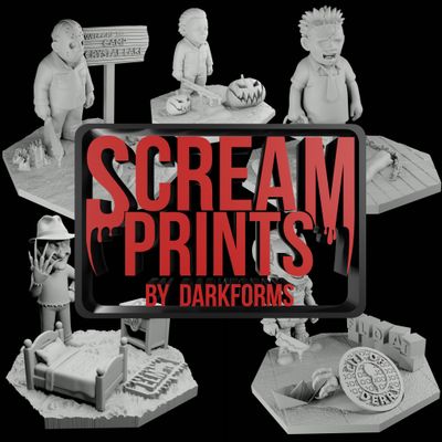 SCREAMPRINTS DIORAMAS