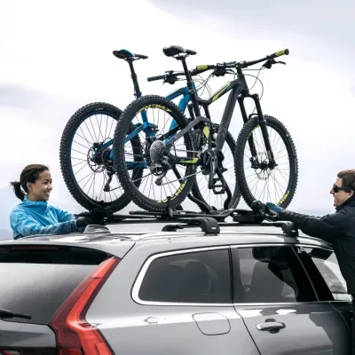 Roof bike rack