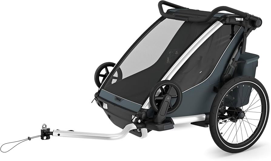 Chariot Cross 2 Double Bike Trailer, CLR: Dark Slate
