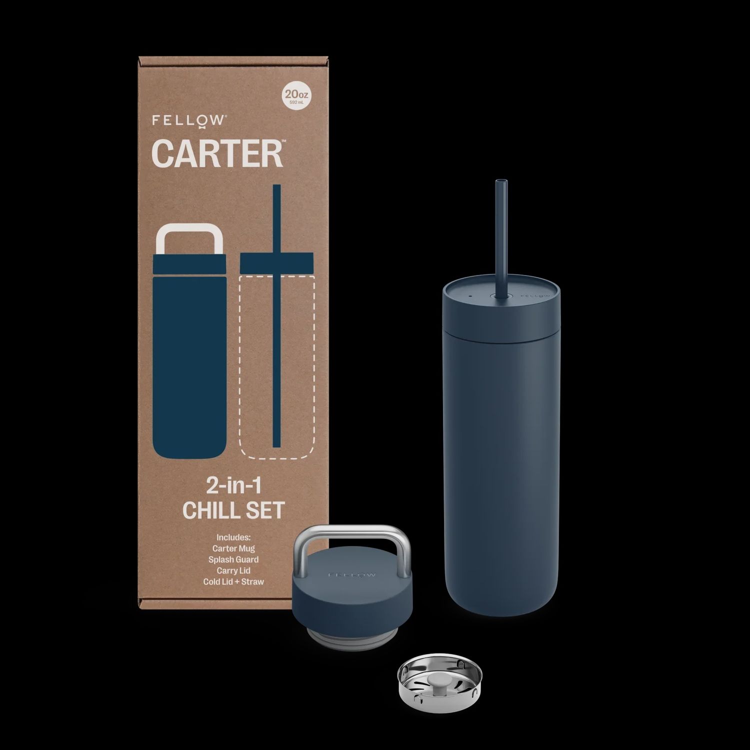 Fellow carter 2 in 1 chill set, CLR: Bleu Stone