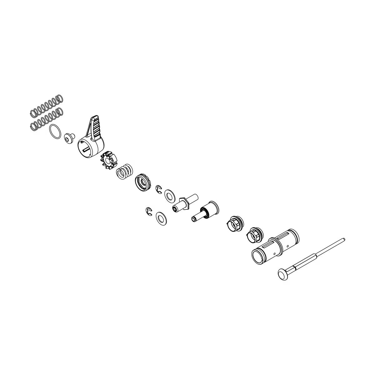 Thule Adapter QR Forks top loading