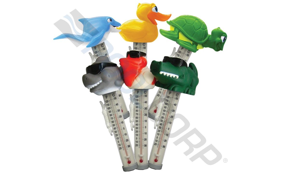 8&quot;-9&quot; Assorted Floating Animal Thermometers