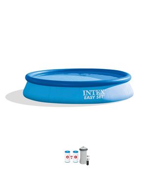 Easy Set® 12&#39; x 30&quot; Inflatable Pool w/ Filter Pump