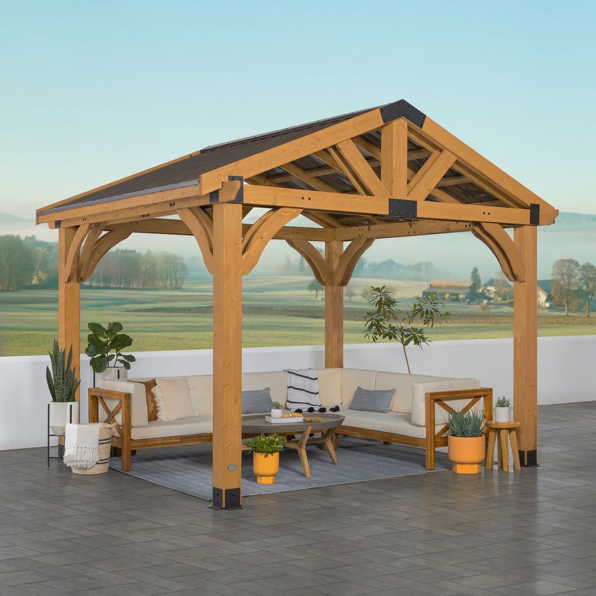 12x10 Arlington Gazebo with Electric