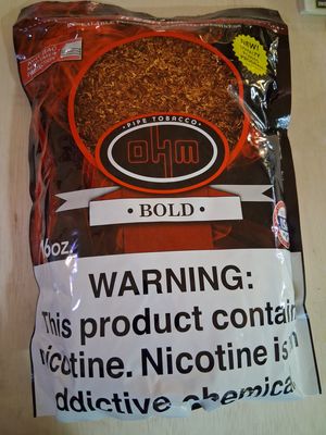 OHM Pipe Tobacco Bold Large 16oz