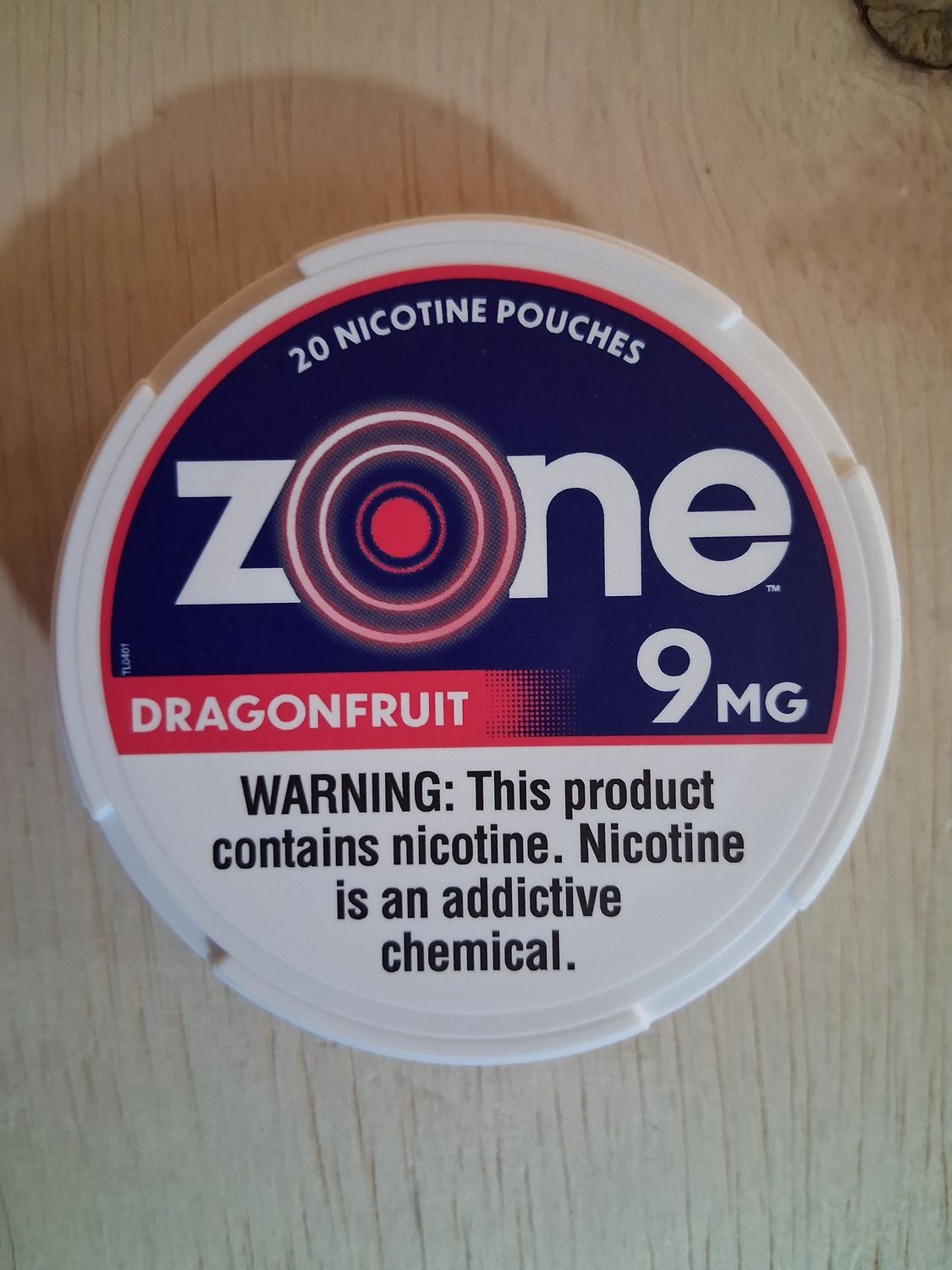 Zone Dragonfruit Nicotine Pouches 9mg