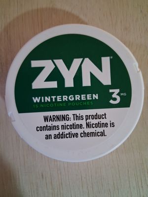 Zyn Wintergreen Nicotine Pouches 3mg