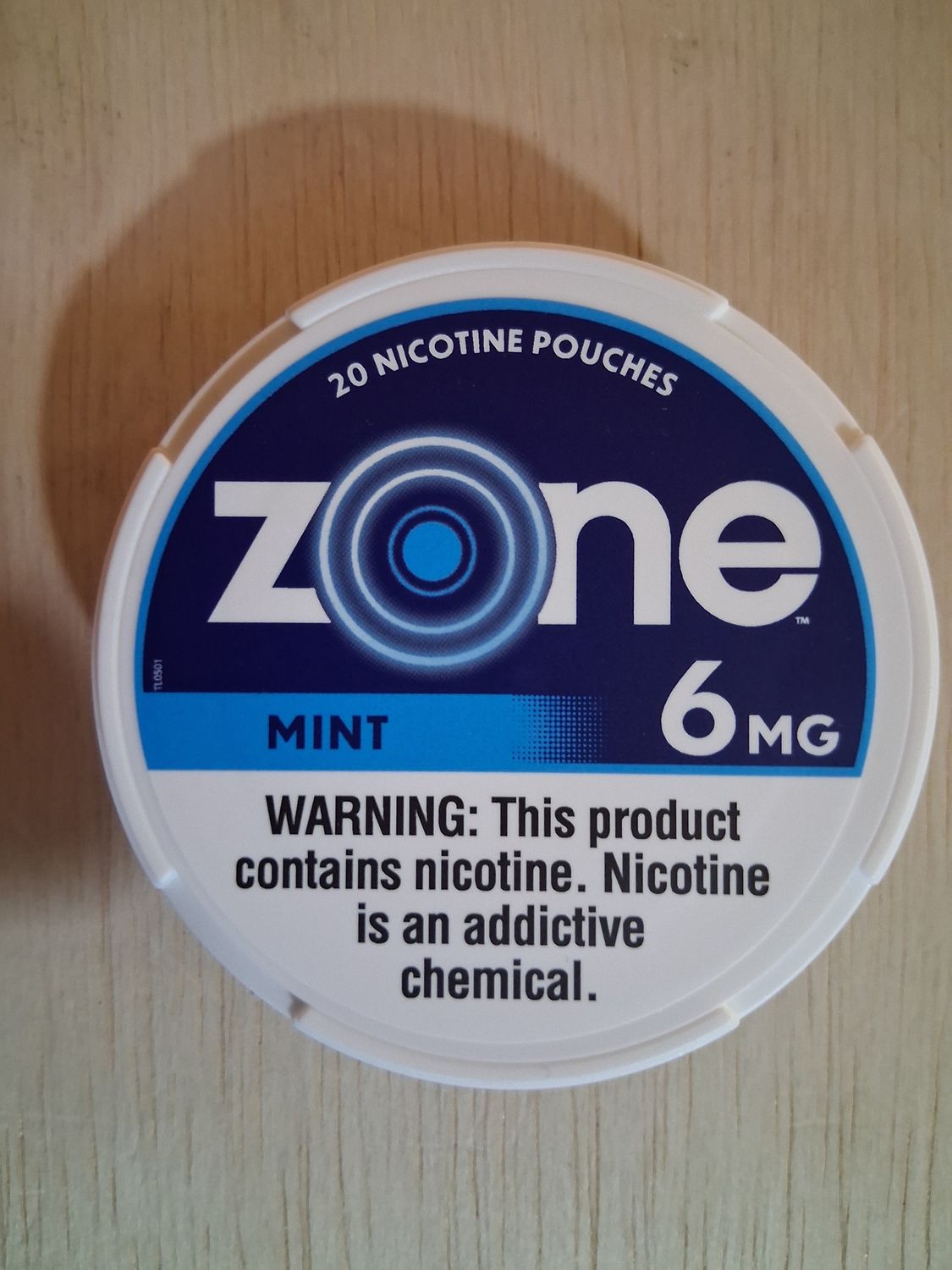 Zone Mint Nicotine Pouches 6mg