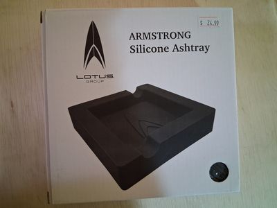 Silicone Armstrong Ashtray BLK