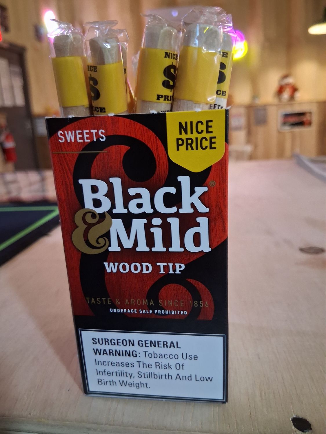 Black/Mild Wood Tip Sweets