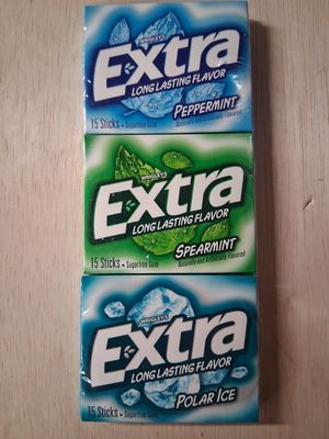Extra Gum-Peppermint, Spearmint, Polar Ice