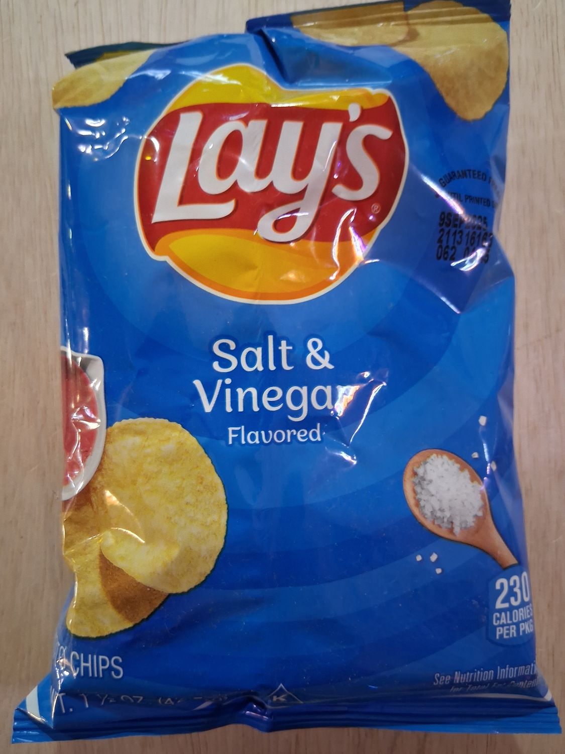 Lays Potato Chips Salt &amp; Vinegar 1.5oz.
