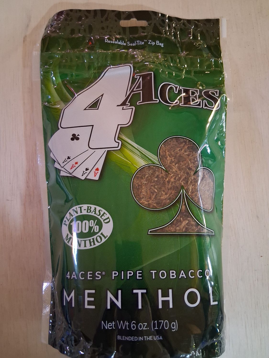 4 Aces Rolling Tobacco (Mint) - 6oz.