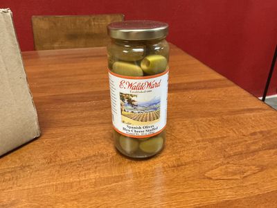 Spanish olives, blue cheese stuffed