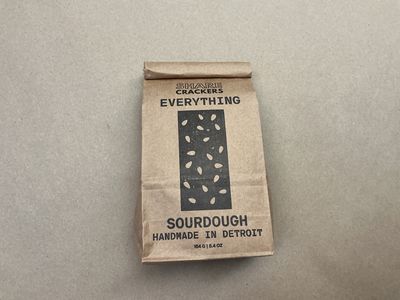 Everything Sourdough Crackers
