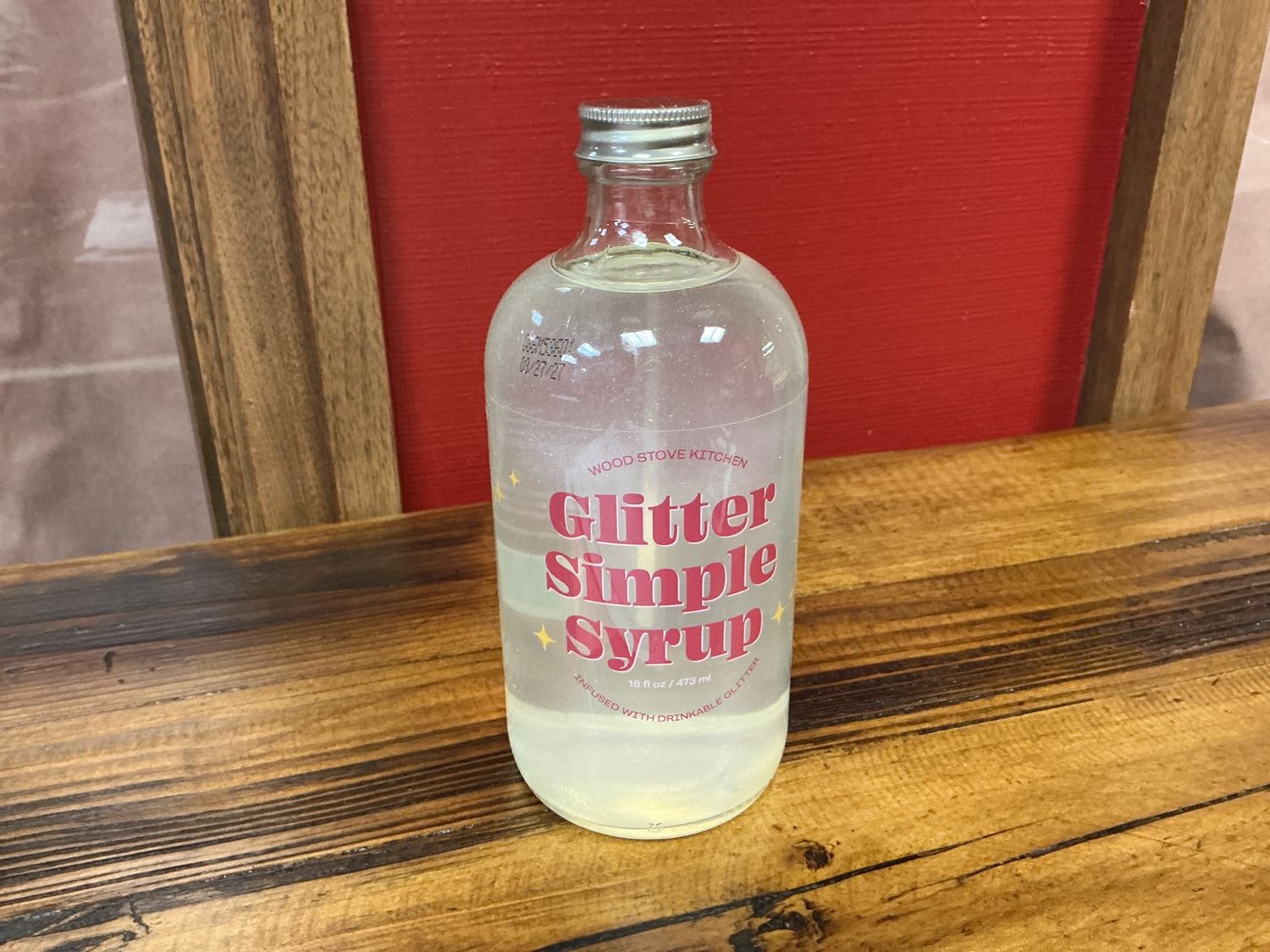 Glitter simple syrup