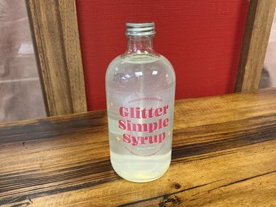 Glitter simple syrup