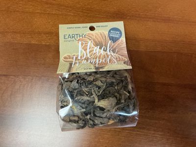 Dried Black trumpet mushroom