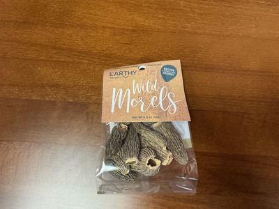 Dried morel mushrooms