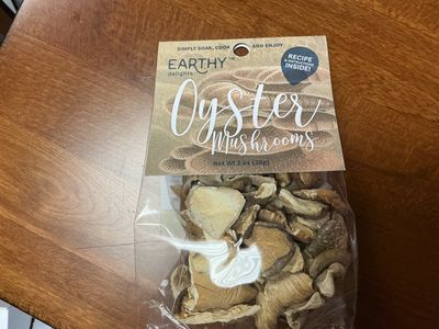 Dried oyster mushrooms