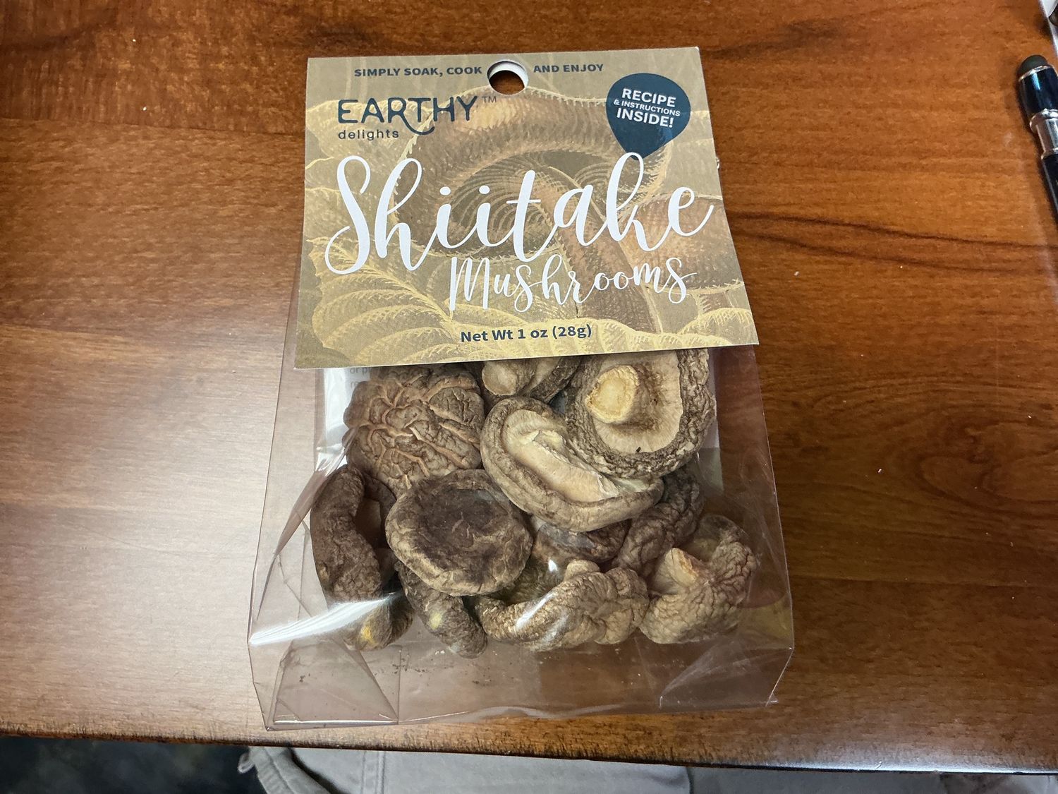 Dried shiitake mushrooms