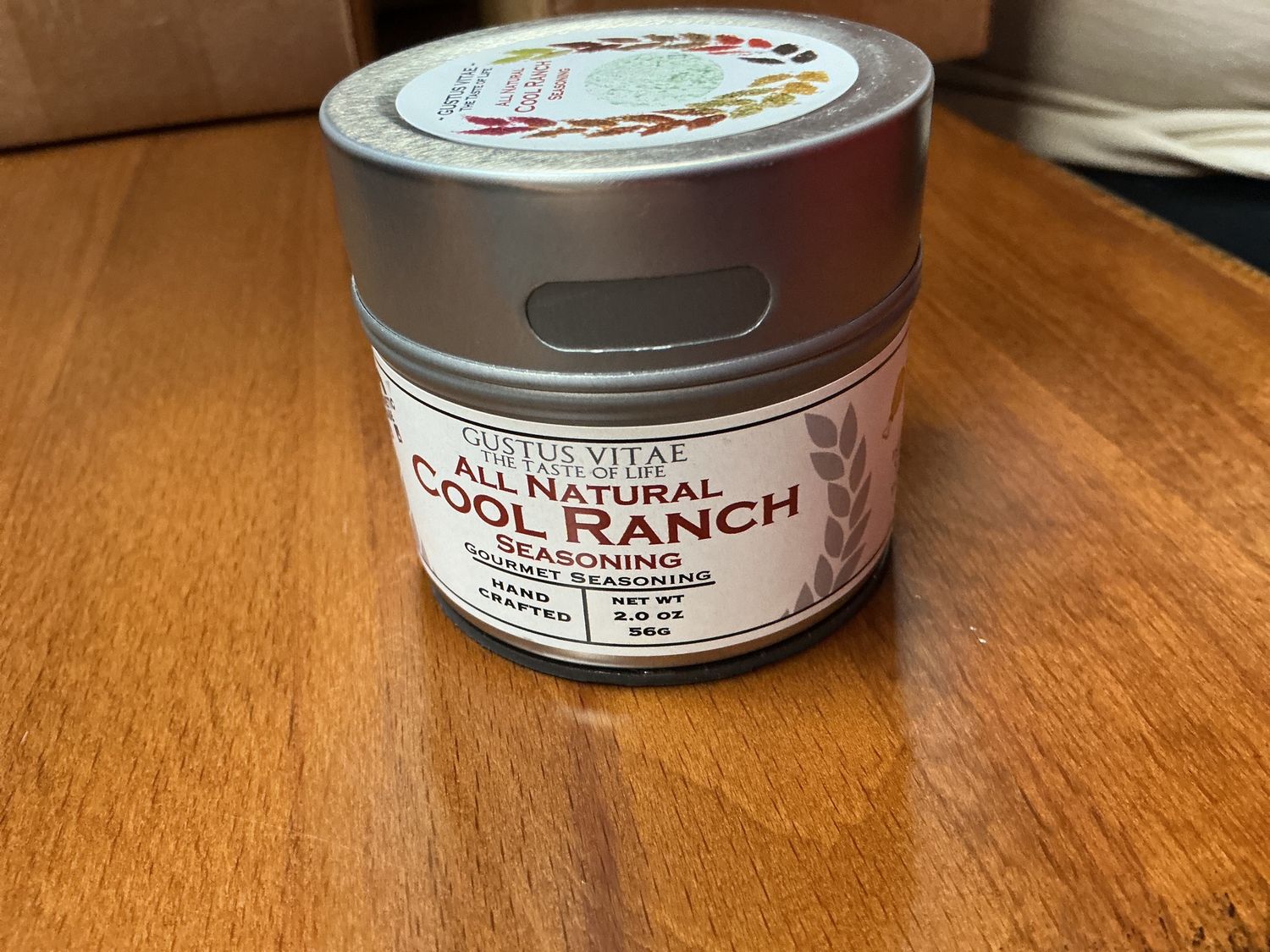 Gourmet Seasoning, Flavor: All Natural Cool Ranch