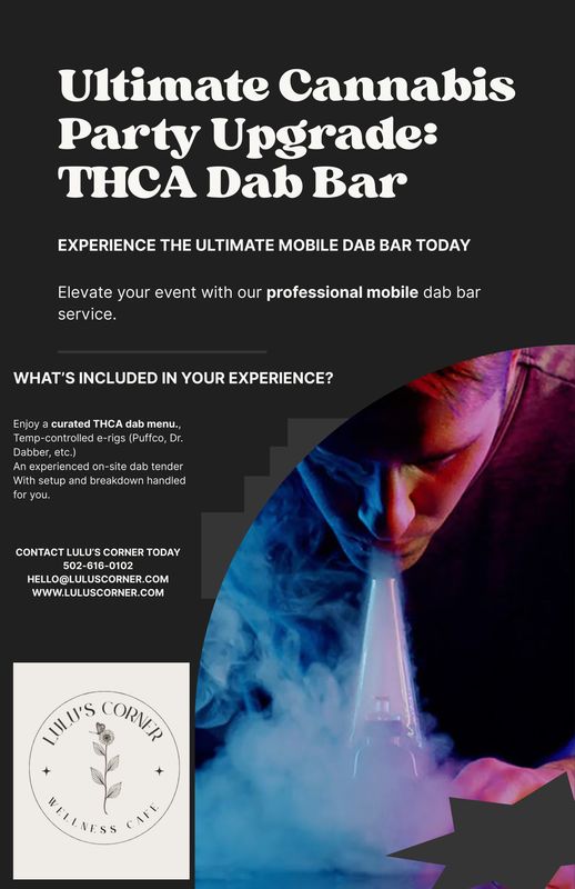 Cannabis Mobile Dab THCA Bar